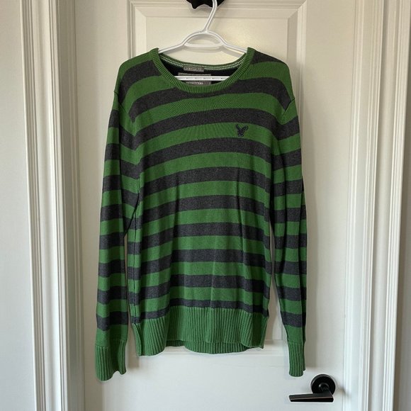 American Eagle Vintage Fit Striped Sweater XL - Picture 1 of 1